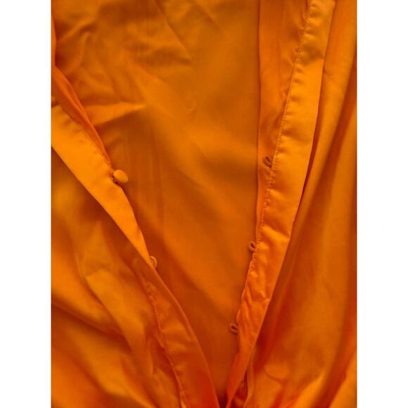 RIVIR Dress Women's Size Medium Orange - Picture 8 of 9